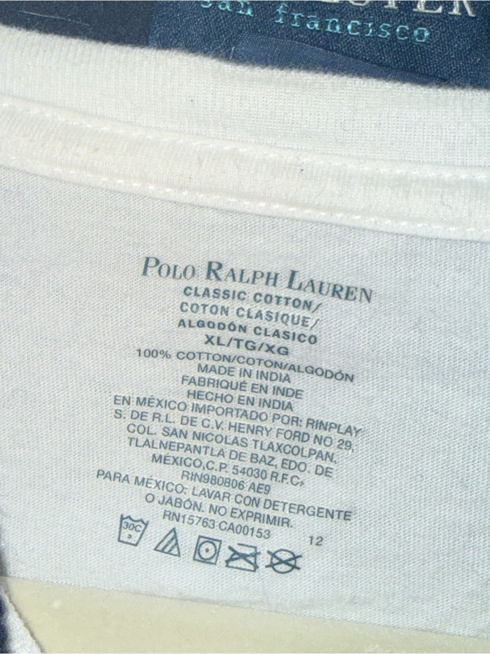 90’s Navy V-Neck Knit Sweater Vest over white tee - Picture 7 of 7